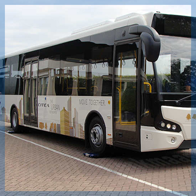 Autóbusz, a WAWL-RF egyik alkalmazási területe